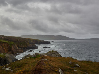 Obraz premium popular and iconic road of the ring of Kerry