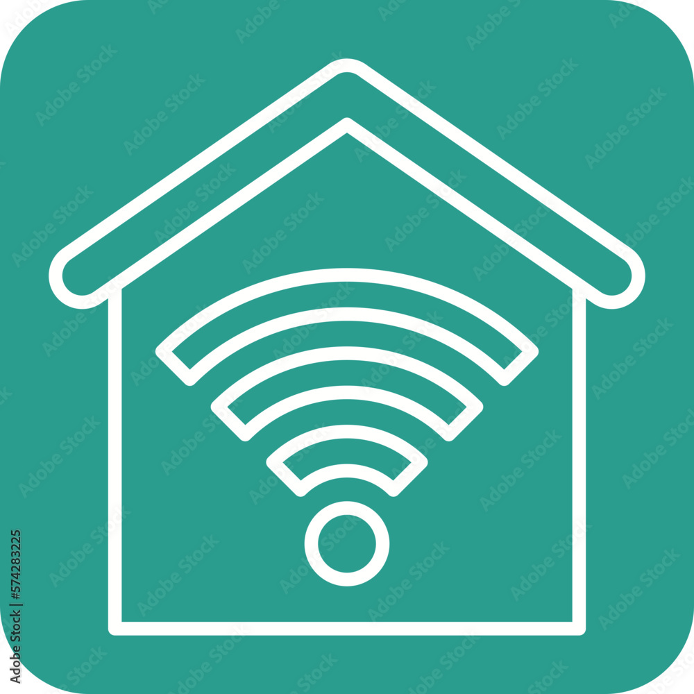 Sticker House Wifi Icon