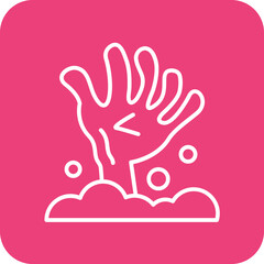 Scary Hand Icon