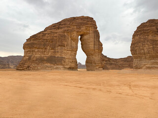 Al-Ula is the capital of the governorate of the same name that is part of Madinah Province in Saudi Arabia, it is considered one of the best-preserved heritage sites in the world. the elephant rock.
