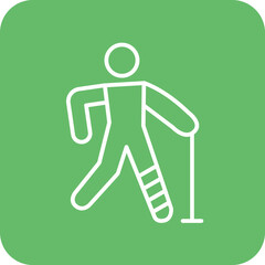 Broken Leg Icon
