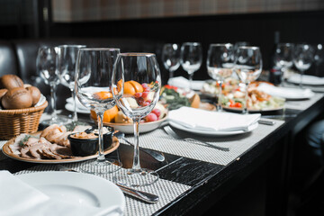 Atmospheric ambience, catering buffet