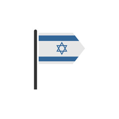Israel flags icon set, Israel independence day icon set vector sign symbol