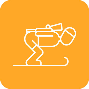recommend clip art: Biathlon Icon