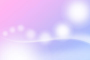 Abstract pastel pink and blue background with curve.