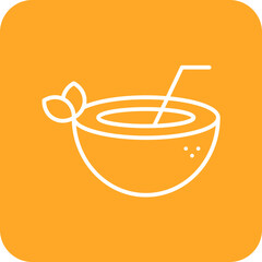 Coconut Drink Icon