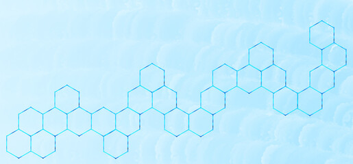 Obraz premium Modern futuristic geometric shapes pattern design background 