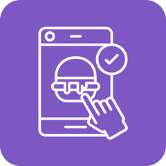 Fototapeta premium Food Application Icon