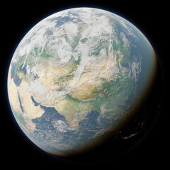 Planet Earth | Asia (render)