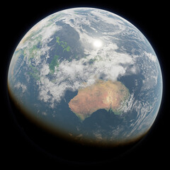 Planet Earth | Australia (render)