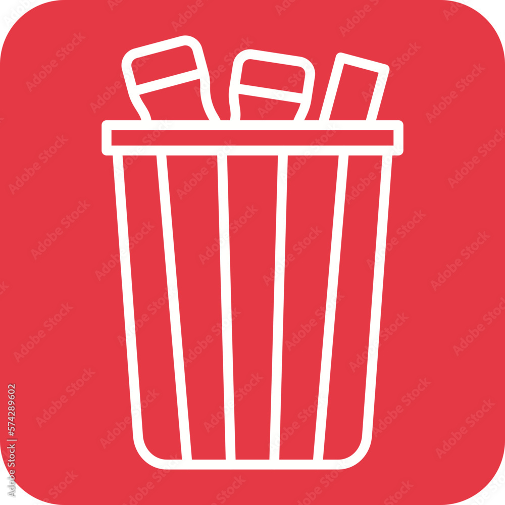 Poster garbage icon