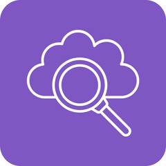 Cloud Search Icon