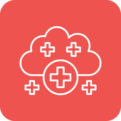 Obraz premium Cloud Add Icon
