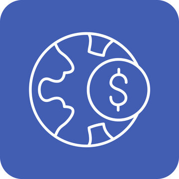 recommend clip art: Global Currency Icon