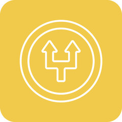 Split Road Icon