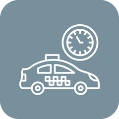 Busy Taxi Icon