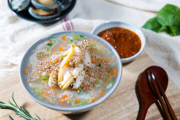 abalone porridge
abalone
Abalone dish
shellfish
Abalone Soup
porridge