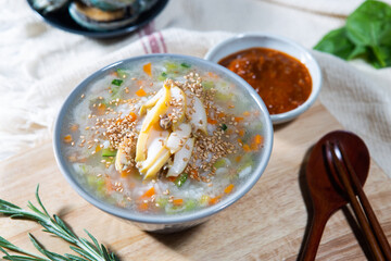 abalone porridge
abalone
Abalone dish
shellfish
Abalone Soup
porridge