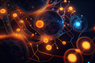 Networking Concept - Generative AI illustration