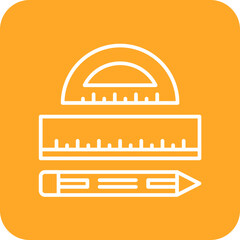 Fototapeta premium Stencil Icon