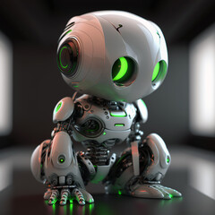 3d render of a robot