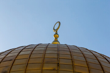 Fototapeta na wymiar Detail of the Dome of the Rock, East Jerusalem, Israel. 31.01.2019