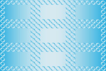 Abstract romantic and love vector background with heart in gradient colors	