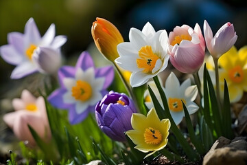 Fototapeta premium Blooming Beauty: Captivating Views of Nature’s Majestic Flowers and Scenery