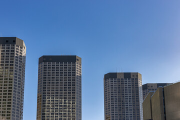 Obraz premium Generic skyscrapers in a downtown area