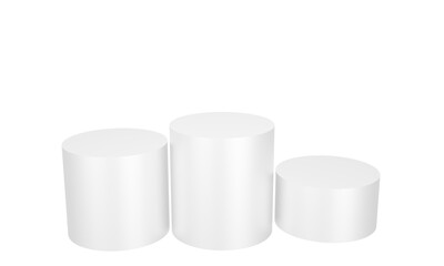 White stone platform product 3d png background display platform stage scene with blank presentation design beauty advertising stand or empty marble pedestal and rock showcase placement concept