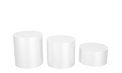 White stone platform product 3d png background display platform stage scene with blank presentation design beauty advertising stand or empty marble pedestal and rock showcase placement concept