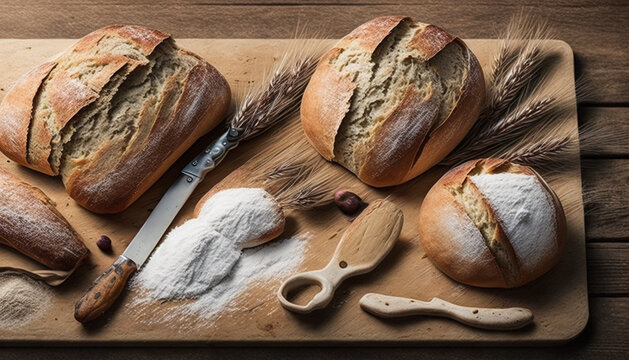 Bread, Bakery Generative Ai