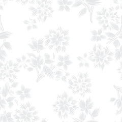 Oriental Floral Seamless Pattern Design