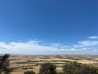 Country Side Landscape near Swabian-Angevin Fortress Lucera Italy