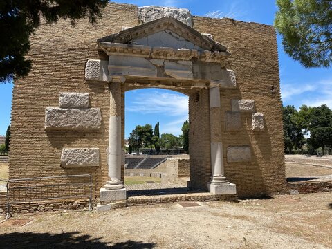 Roman Amphitheatre of Lucera, Puglia Italy