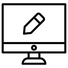 edit monitor icon