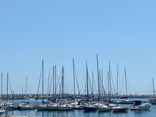 Fototapeta na wymiar Port of Manfredonia Manfredonia