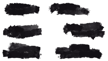 Big set of Black grunge stroke brush , banner, label, for your design, PNG.