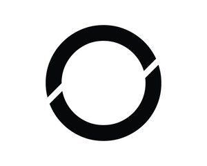 O letter vector creative design template elements