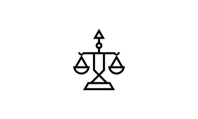 scales, law, attorney, up, arrow, black, icon, logo, classic, champion, company