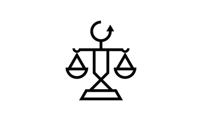 scales, law, attorney, up, arrow, black, icon, logo, classic, champion, company