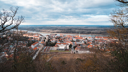 View of the city buildings