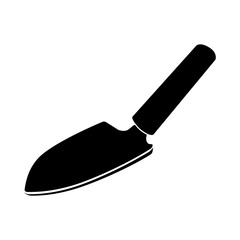 Trowel icon vector. Putty knife illustration sign. spatula symbol or logo. 