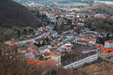 View of the city buildings