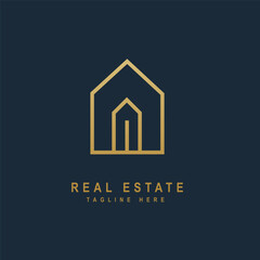 Real estate logo. Creative logo for a company selling or renting real estate.