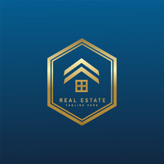 Real estate logo. Creative logo for a company selling or renting real estate.
