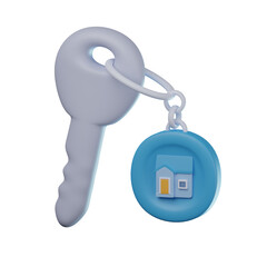 3D Key Illustration