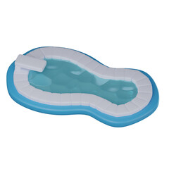 3D Swimming Pool Illustration
