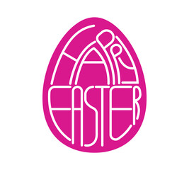 happy easter egg icon