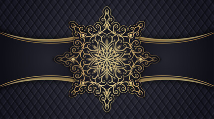 luxury background  with round ornament